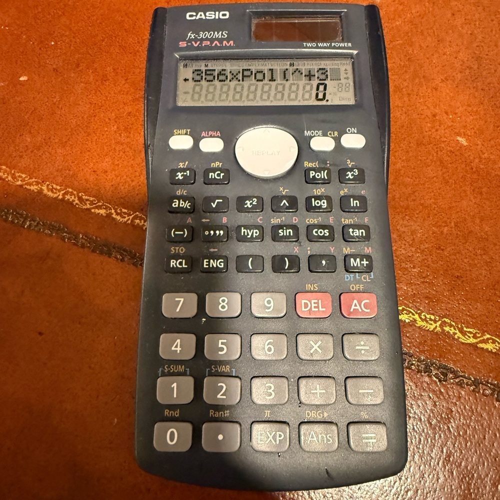 Casio Dark Gray Scientific Calculator